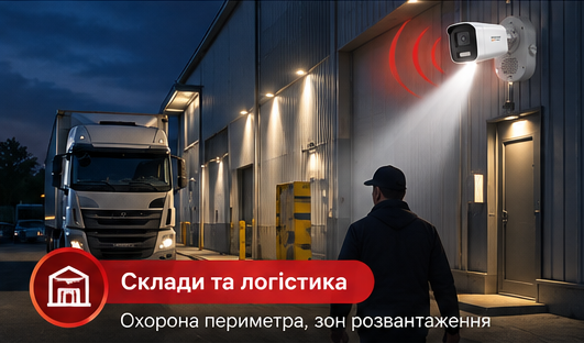 Камера з SoundMax Hikvision для складів та логістики